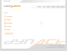 Tablet Screenshot of dynact.at